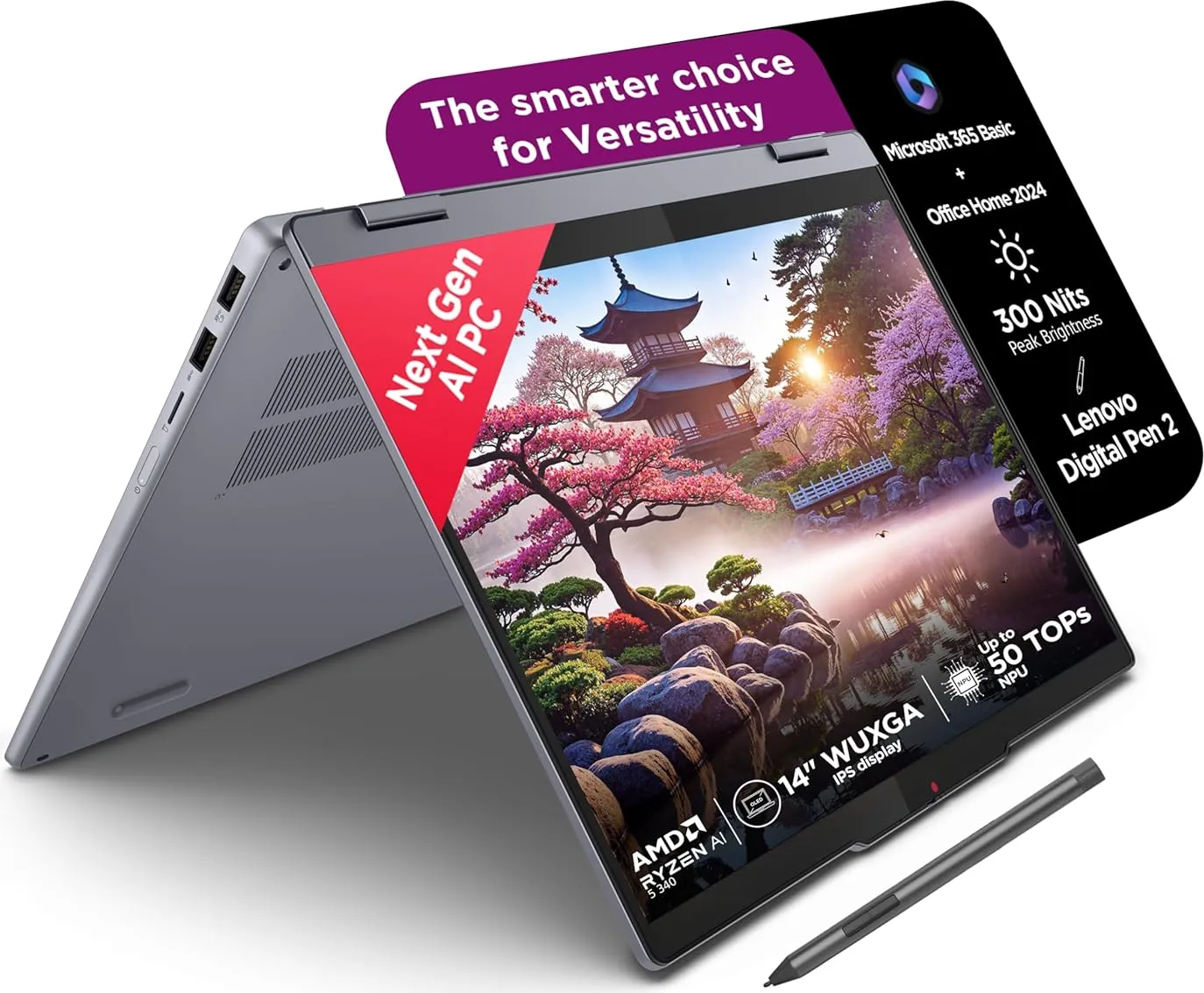 Lenovo IdeaPad 5 2-in-1 14AKP10 (83KT0052IN)