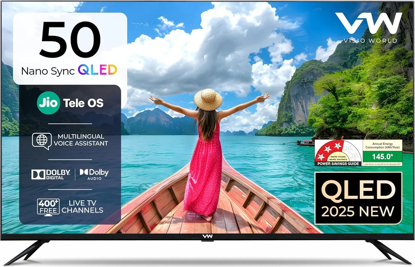 VW Nano Sync Series 50-inch 4K Smart TV (VW50JQ1)