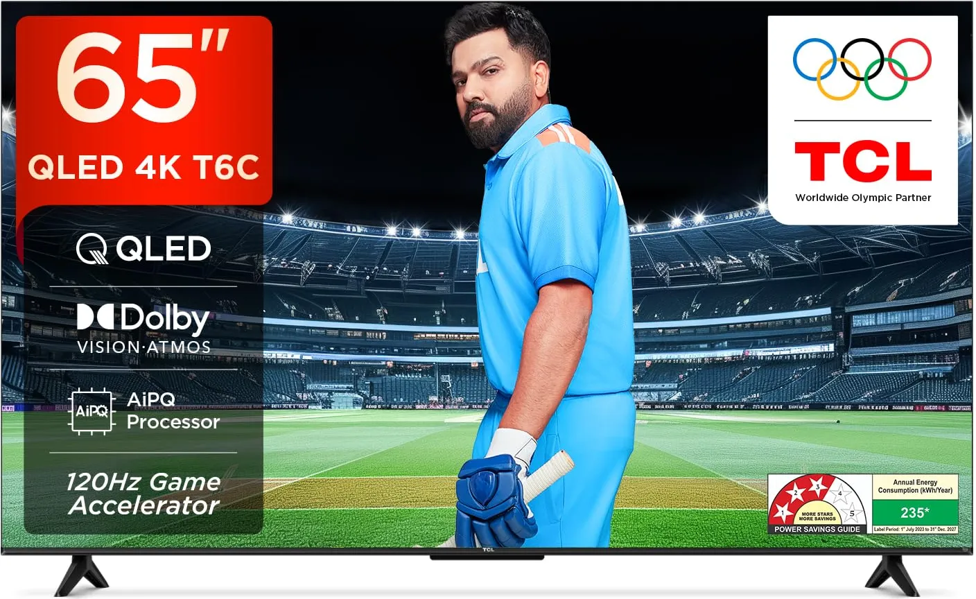 TCL 65-inch 4K Smart TV (65T6C)