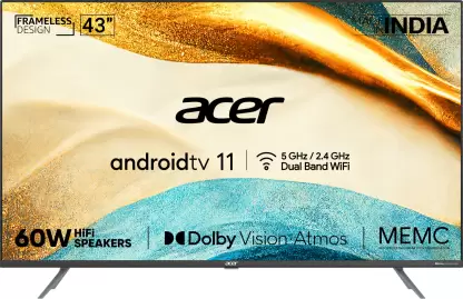 Acer AR43AR2851UDPRO 43 inches 4K LED Smart TV