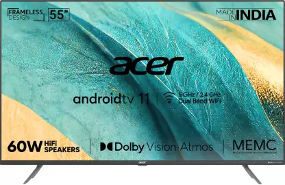 Acer AR55AR2851UDPRO 55 inches 4K LED Smart TV