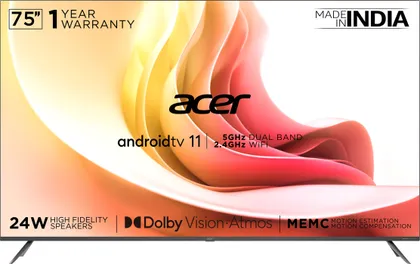 Acer AR75AR2851UDFL 75 inches 4K LED Smart TV