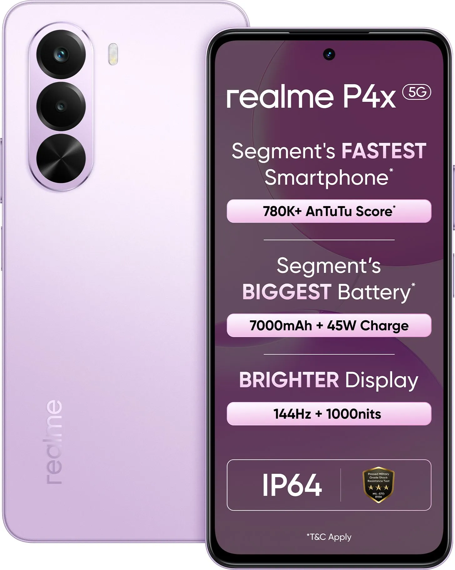 Realme P4x (8GB RAM + 128GB)