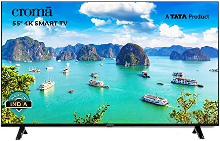 Croma CREL055USA024601 55 Inches 4K LED Smart TV