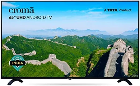 Croma CREL065UOA024601 65 Inches 4K LED Smart TV