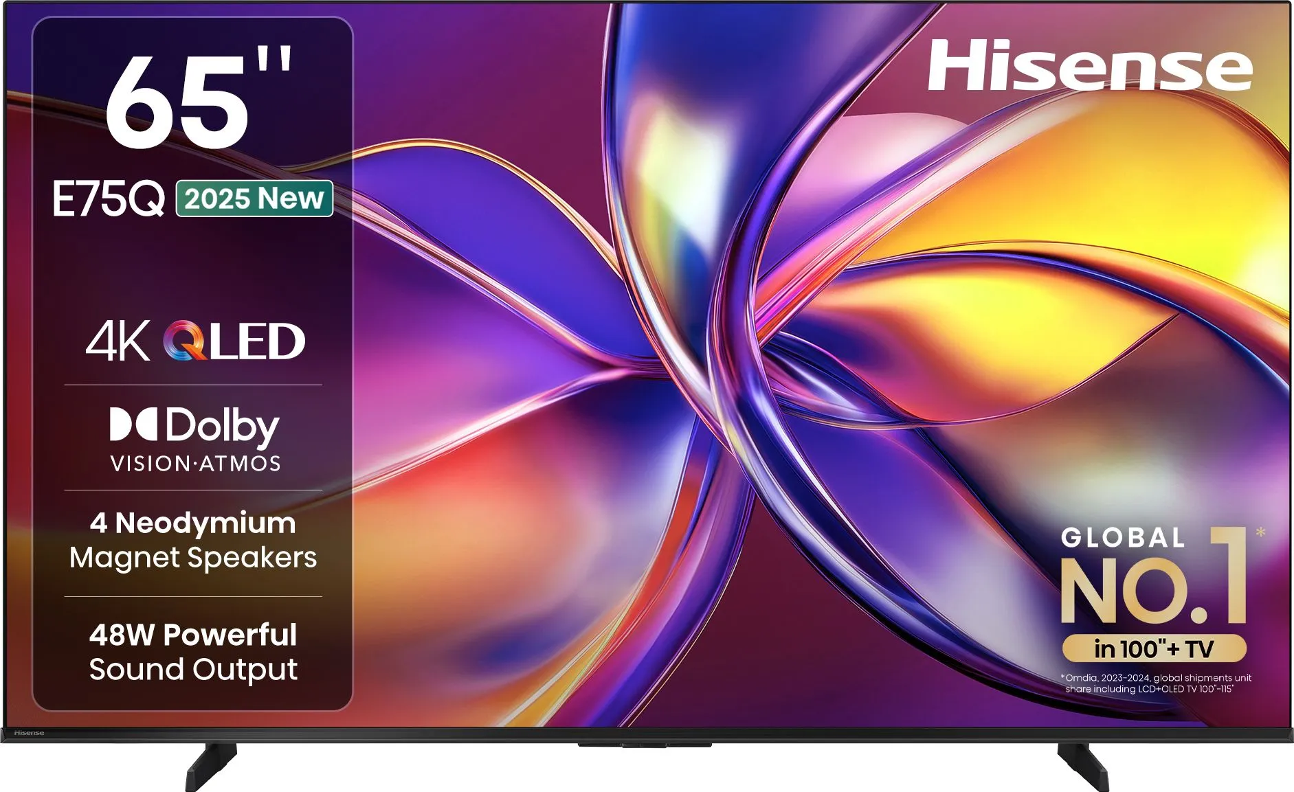 Hisense 65-inch 4K Smart TV (65E75Q)