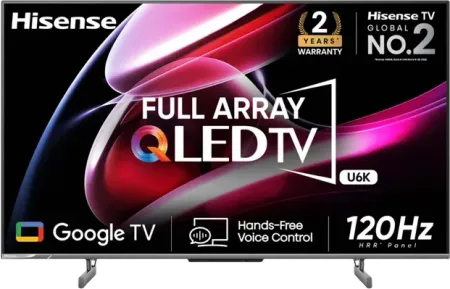Hisense 65U6K 65 inches 4K QLED Smart TV