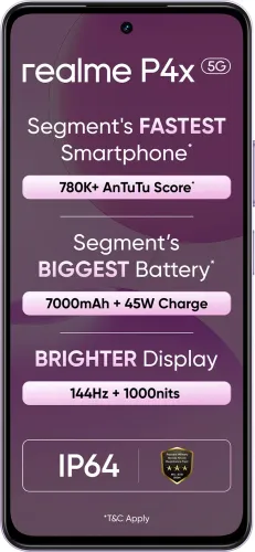 Realme P4x (8GB RAM + 128GB)