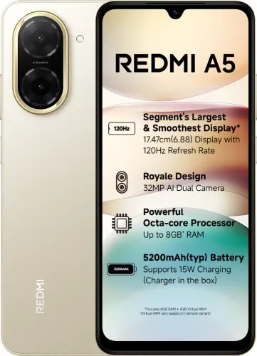 Redmi A5 4G (4GB RAM + 128GB)