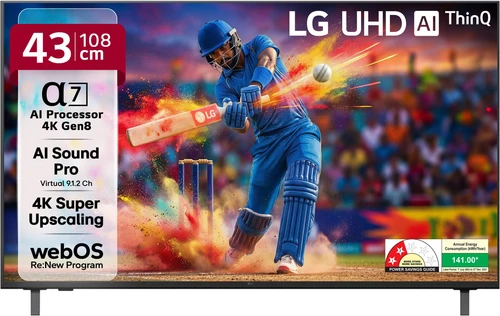 LG AI 43-inch 4K TV (43UA73806LA)