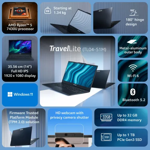Acer TravelLite TL04-41M (UN.36HSI.002)