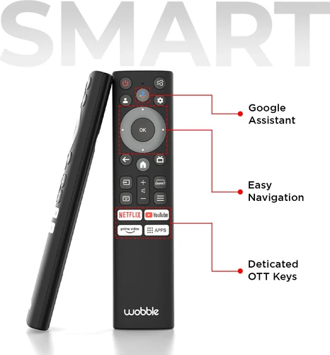 Wobble X Series 50-inch 4K TV (WB50QDXGU2875T24)