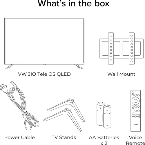 VW Nano Sync Series 55-inch 4K Smart TV (VW55JQ1)