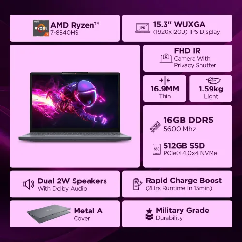 IdeaPad Slim 3 15AHP10 (83KA004SIN)