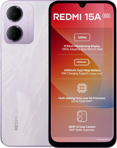 Redmi 15A (6GB RAM + 128GB)