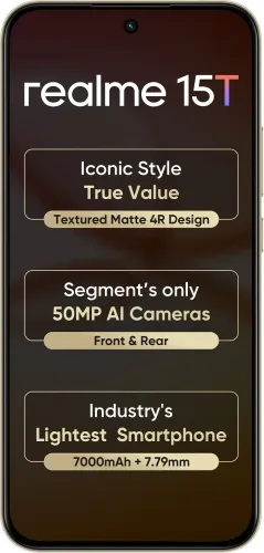 Realme 15T (8GB RAM + 256GB)