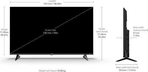 Acer Ultra I Series 55-inch 4K Smart TV (AR55UDGGU2875BD)