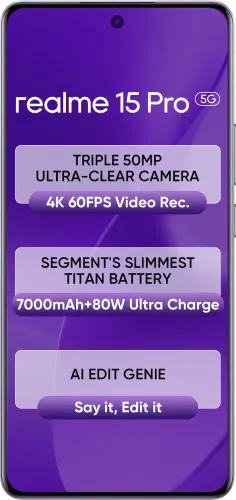 Realme 15 Pro 5G (8GB RAM + 256GB)