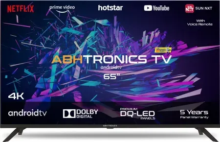 Abhtronics I Series 65 inches 4K LED Smart TV