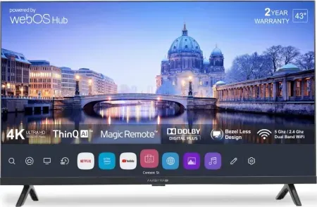 Amstrad AM43UWA6B 43 inches 4K LED Smart TV