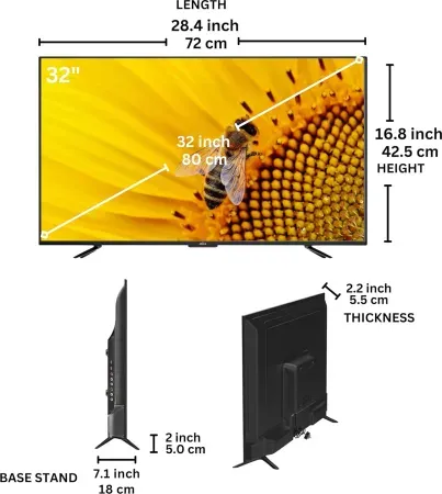 Arika ARC0032S4FB 32 inches HD Ready Smart TV
