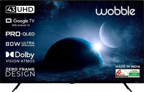 Wobble X Series 43-inch 4K TV (WB43QDXGU2875T24)