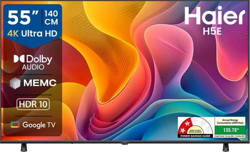 Haier H5E 55-inch 4K TV (55H5E)