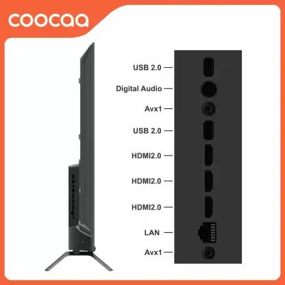 Coocaa Frameless 55Y72 55 Inches 4K LED Smart Google TV
