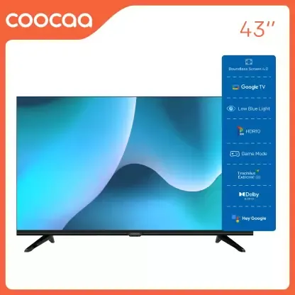 Coocaa Frameless 43Z72 43 Inches Full HD LED Smart Google TV