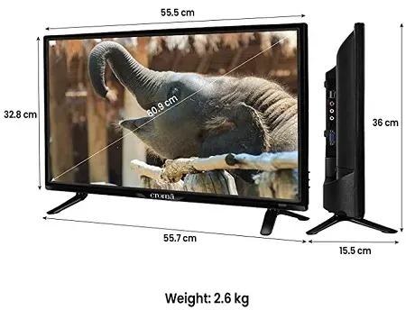 Croma CRELE3101SBT24 24 Inches HD Ready LED TV