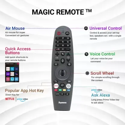 Dyanora DY-LD43U1S 43 inches 4K LED Smart TV