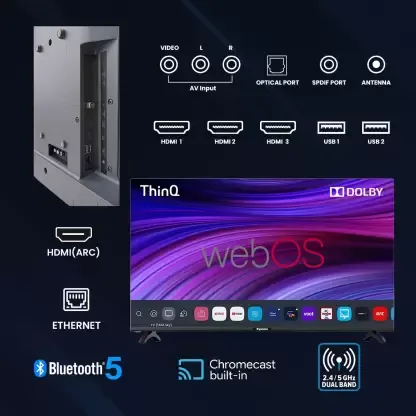 Dyanora DY-LD50U0S 50 inches 4K LED Smart TV