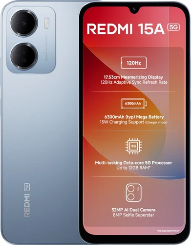 Redmi 15A (4GB RAM + 128GB)