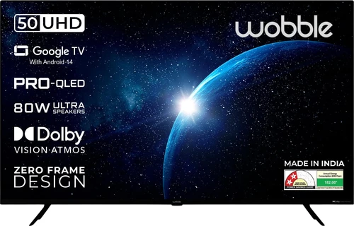 Wobble X Series 50-inch 4K TV (WB50QDXGU2875T24)