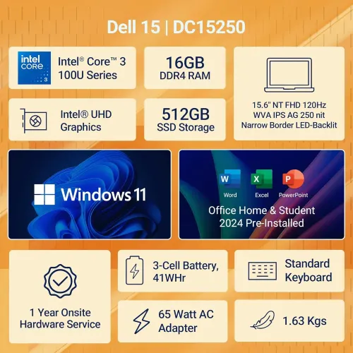 Dell 15 Laptop (DC15250)