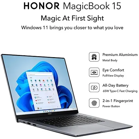 Honor MagicBook 15 BohrM-WDQ9CHNE Ryzen 5 5500U (8GB/256GB SSD/Windows 11)
