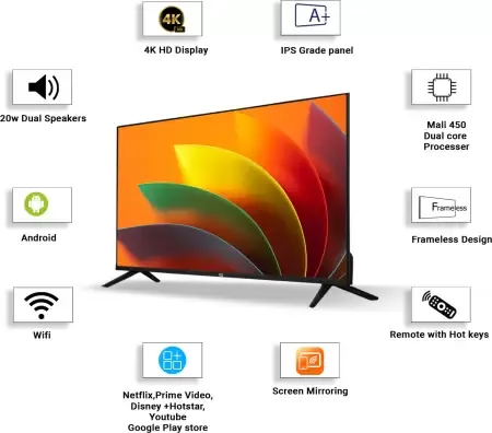 IQ IQFL43ST 43 inches 4K QLED Smart TV