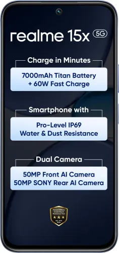 Realme 15x (8GB RAM + 128GB)