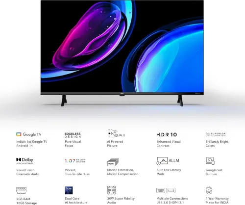 Acer Ultra I Series 55-inch 4K Smart TV (AR55UDGGU2875BD)
