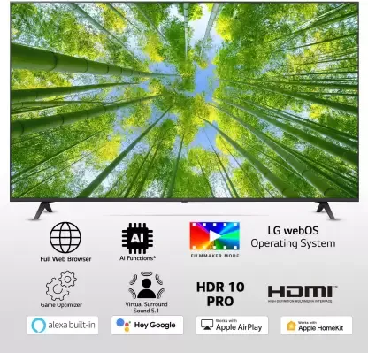 LG 43UQ8020PSB 43 Inches 4K LED Smart WebOS TV