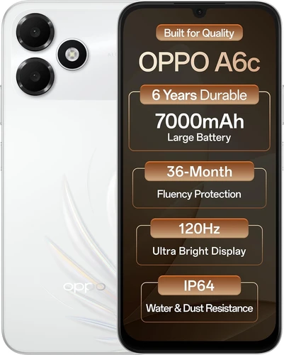 Oppo A6c 4G 4GB RAM, 128GB