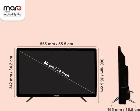 MarQ by Flipkart 24HDCDQEE1B 24 inches HD Ready Smart TV