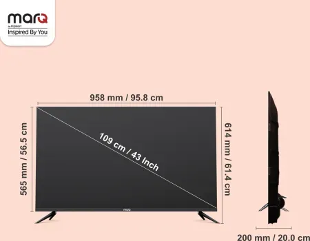 MarQ by Flipkart 43FHDCDQEE1B 43 inches Full HD Smart TV