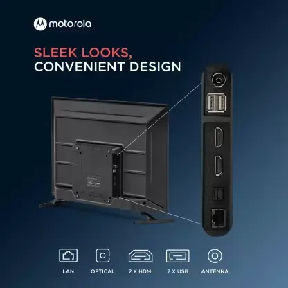 Motorola ZX2 32SAHDME 32 Inches HD Ready LED Smart TV