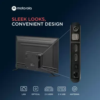 Motorola ZX2 40SAFHDME 40 Inches Full HD LED Smart TV