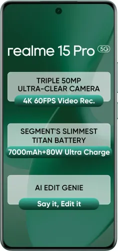 Realme 15 Pro 5G (12GB RAM + 256GB)