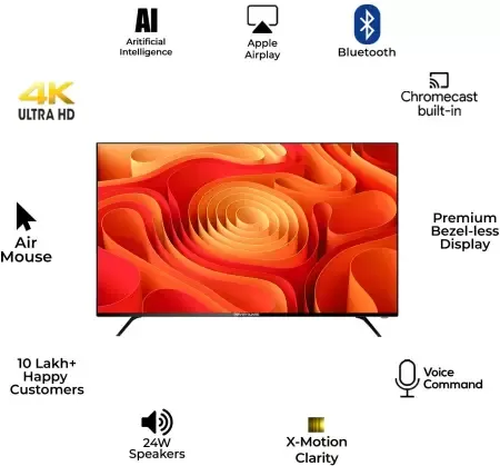 Power Guard PG55F4K 55 inches 4K LED Smart TV
