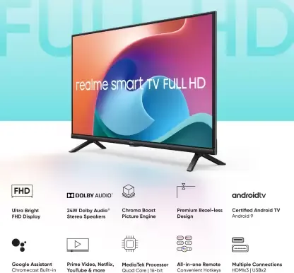 Realme RMV2003 32 inch Full HD LED Smart TV