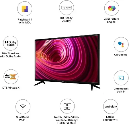 Redmi 32 Inches HD Ready Smart LED TV