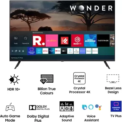 Samsung Crystal 4K Neo Series UA43AUE65AKXXL 43 Inches 4K LED Smart Tizen TV